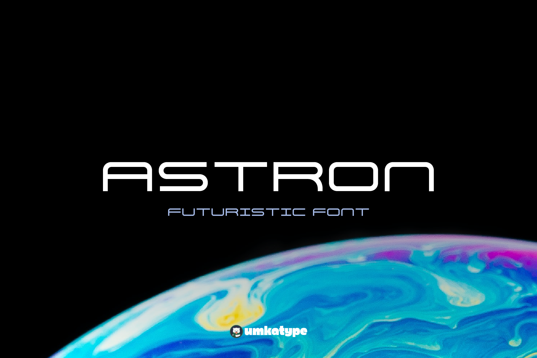 Download Astron Font Free - Futuristic Display Typography