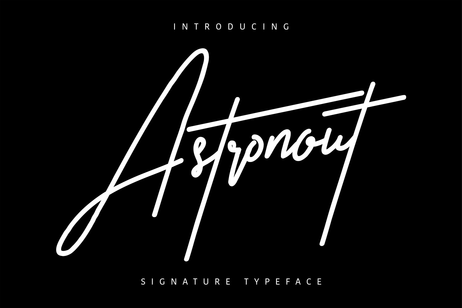 Download Astronout Signature Typeface Free - Unique Script Font