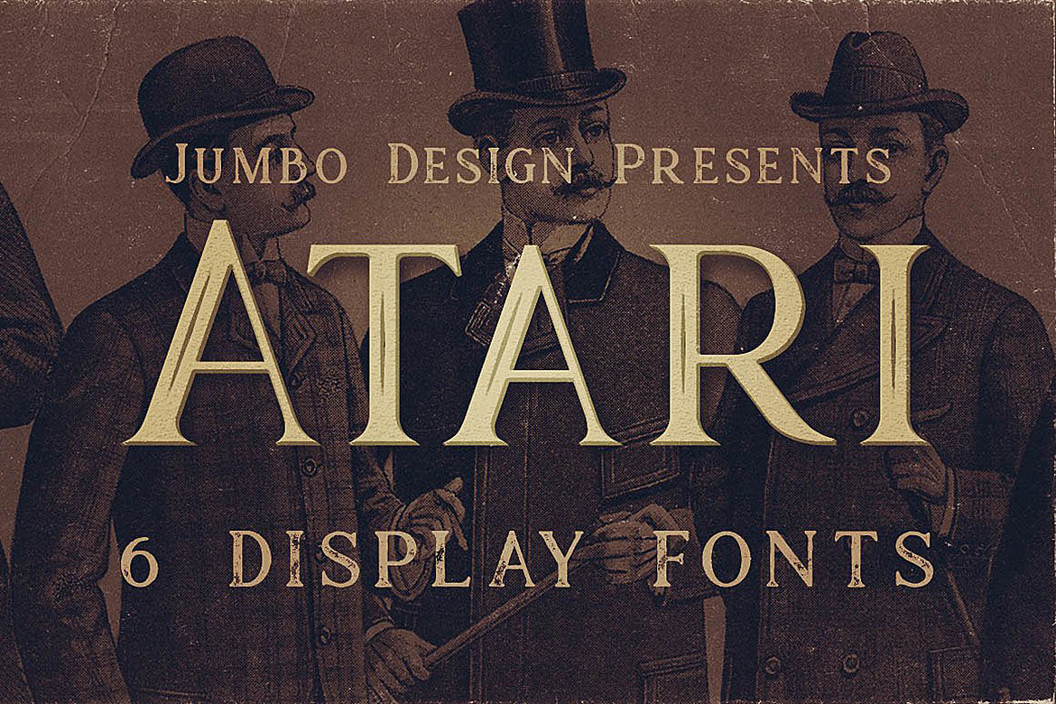 Laden Sie die Atari Vintage Style Schriftart kostenlos herunter - Nostalgisches Design