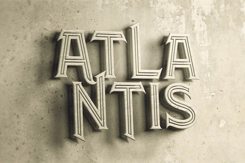 Download Atlantis Font Free - Elegant Retro Script Style