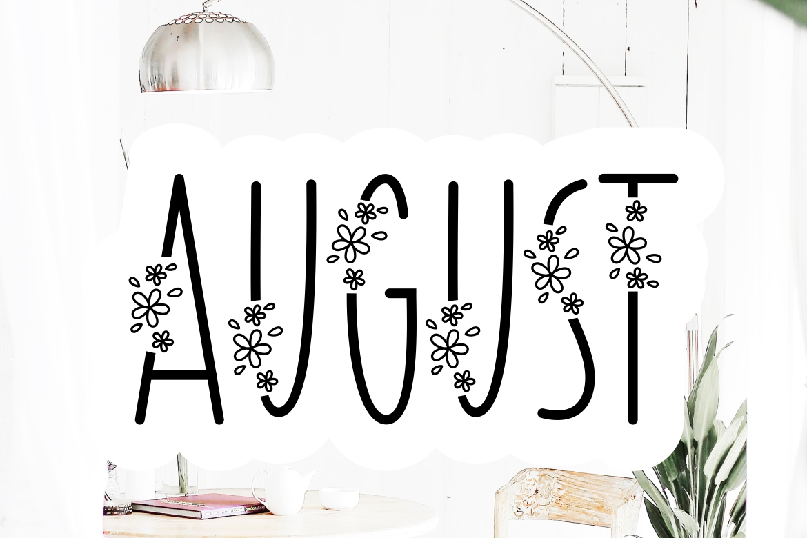 Download August Font Free - Stylish and Versatile Typeface