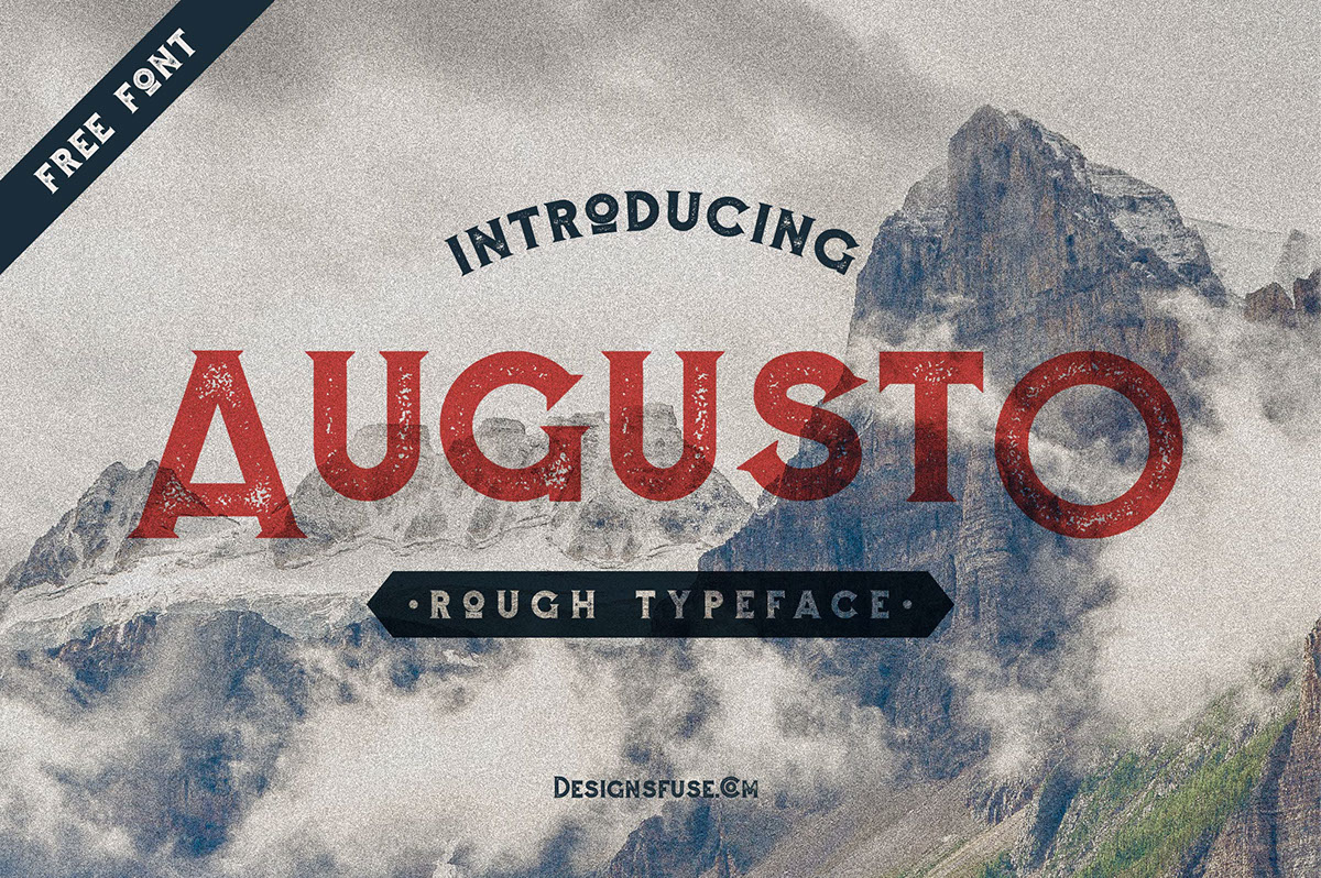 Download Augusto Rough Font Free - Unique Handwritten Style