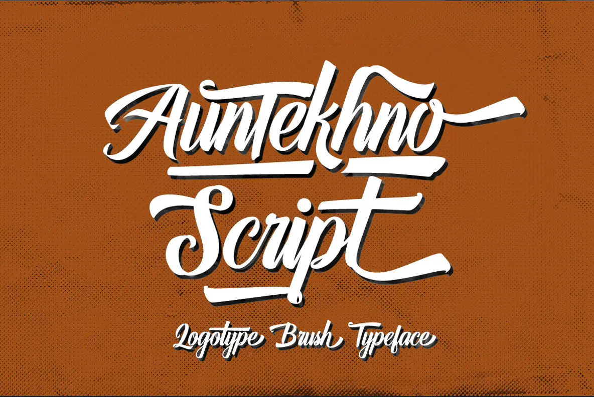 Download Auntekhno Font for Free - Futuristic Typeface