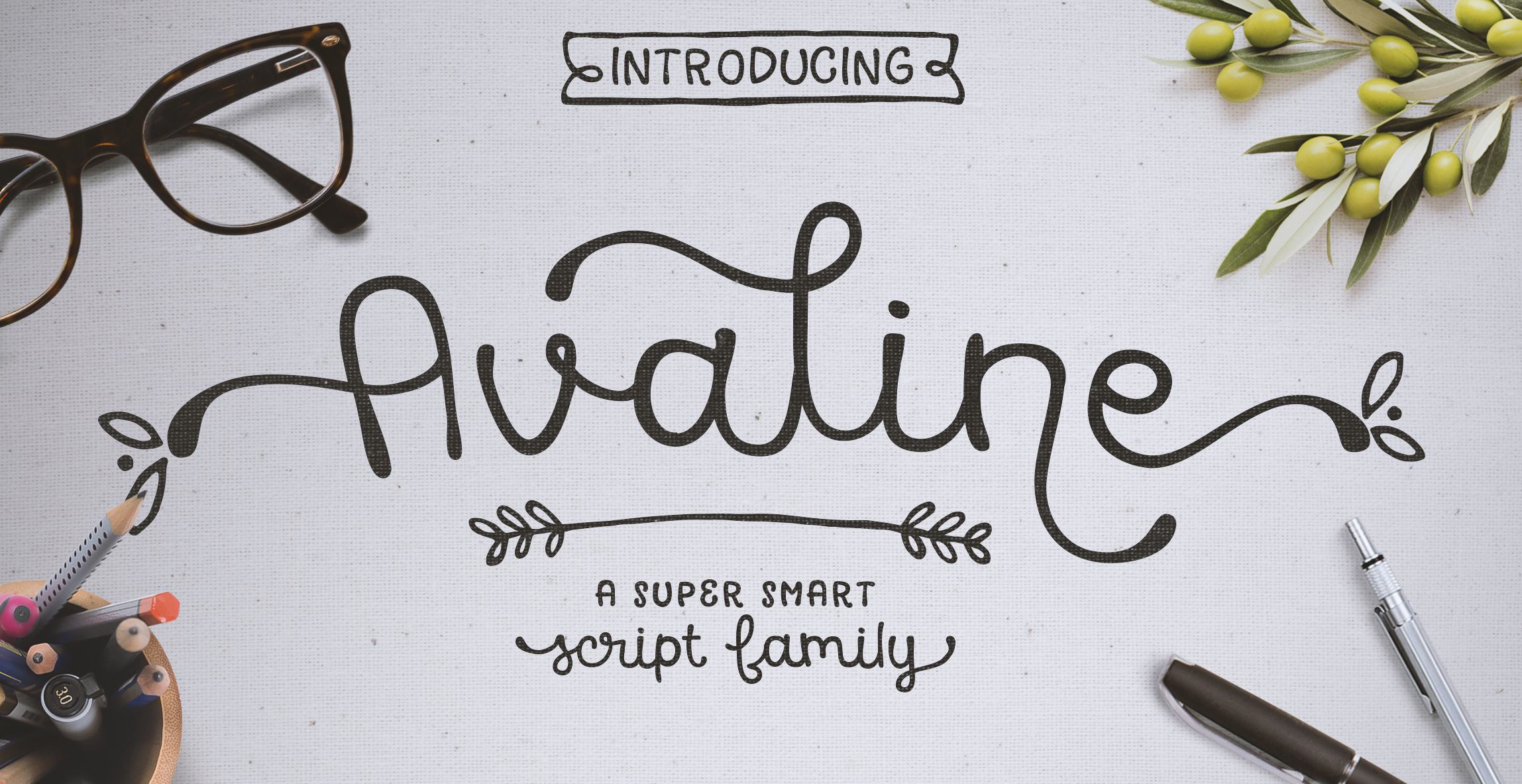 Download Avaline Script Bold - Stylish Free Font for Design