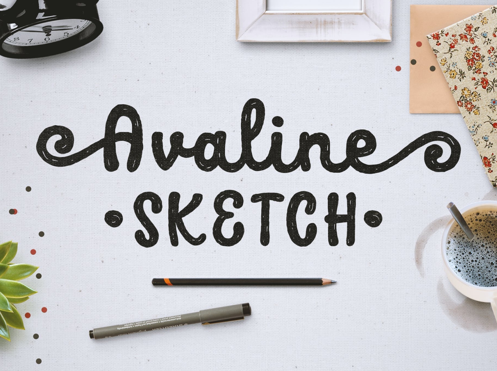 Download Avaline Script Sketch Font Free - Handwritten Elegance