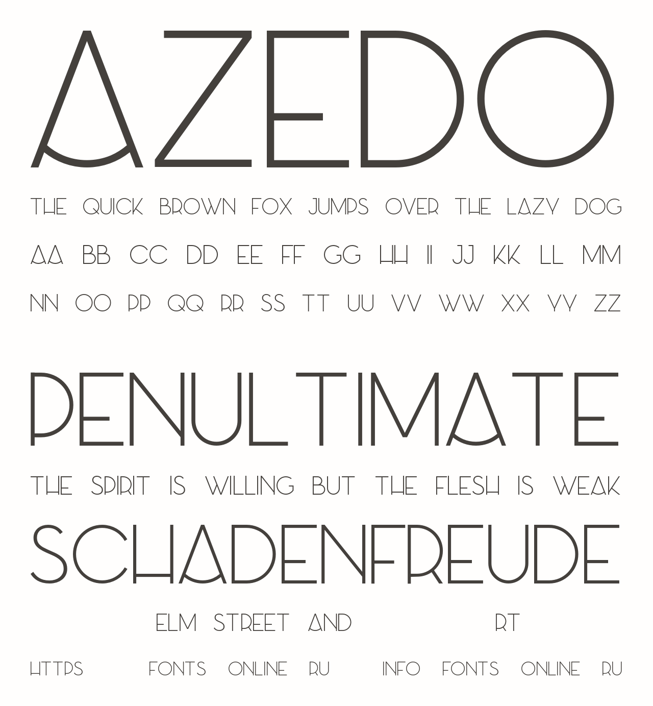 Download Azedo Font Free - Stylish and Versatile Typeface