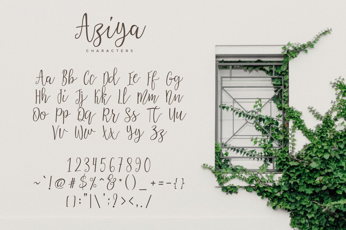 Download Aziya Font Free - Stylish Elegance for All Designs