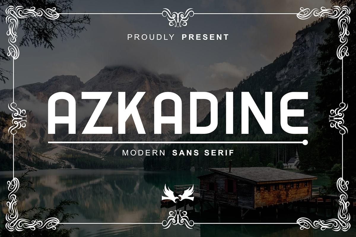 Download Azkadine Free - Versatile Modern Typeface