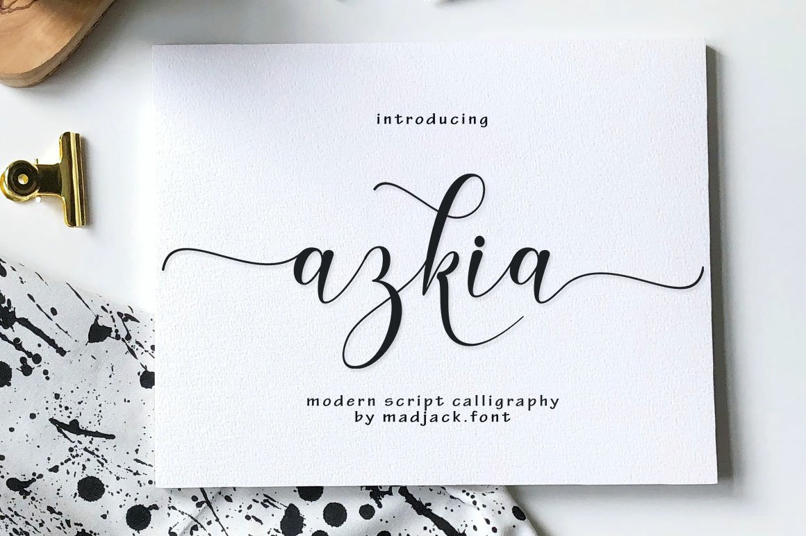 Download Azkia Font Free - Stylish & Modern Typography