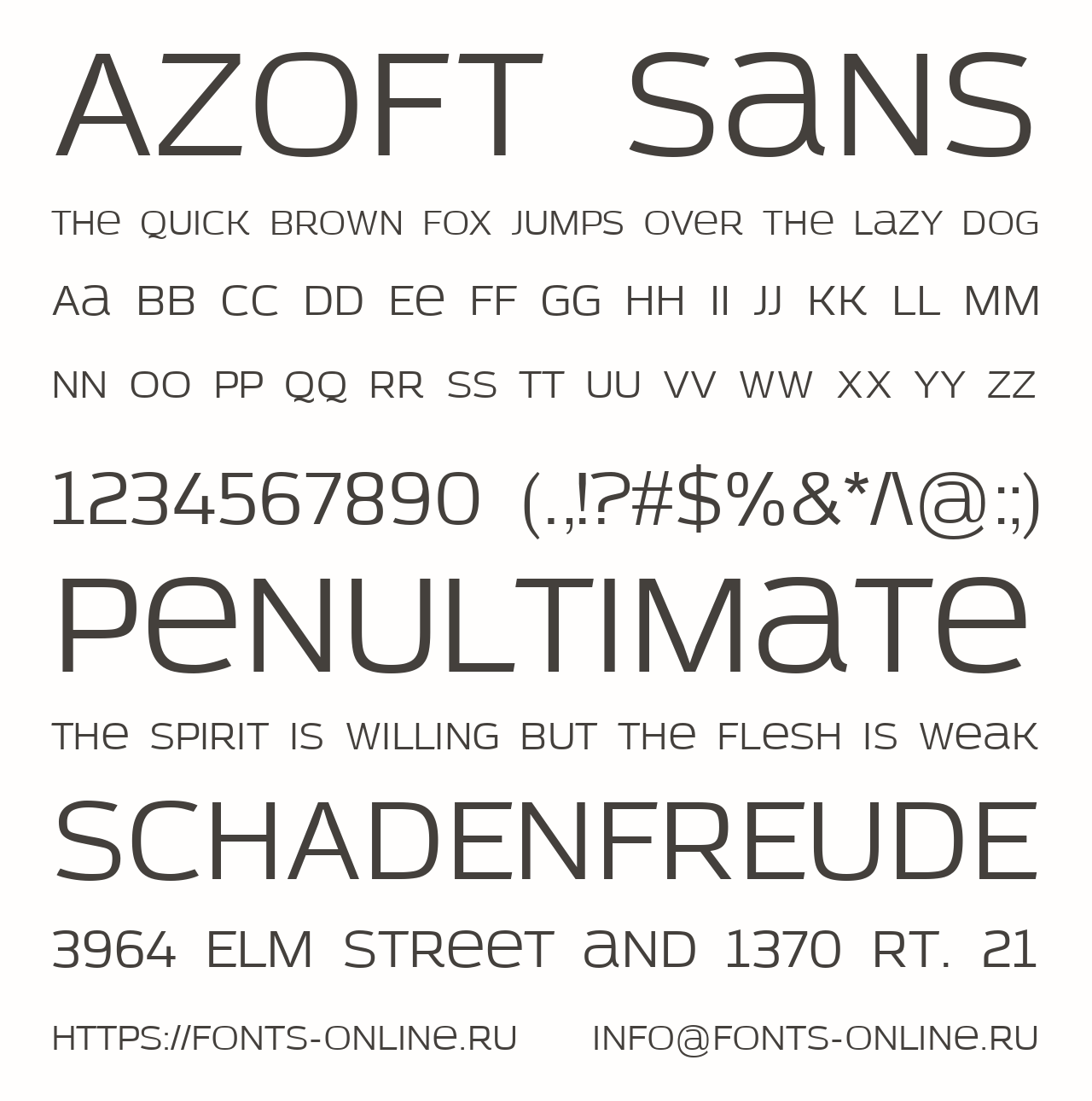 Download Azoft Font Free - Modern & Versatile Typeface