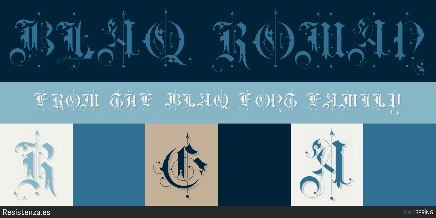 Laden Sie die BLAQ Schriftart kostenlos herunter - Stilvolle Eleganz