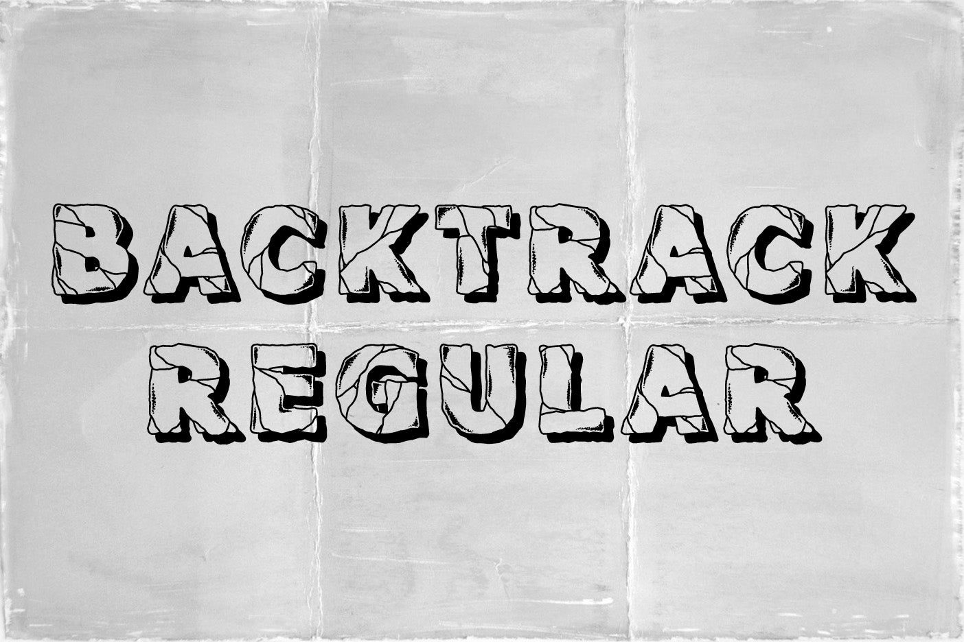 Скачайте бесплатно шрифт Backtrack - уникальный стильный шрифт для дизайна