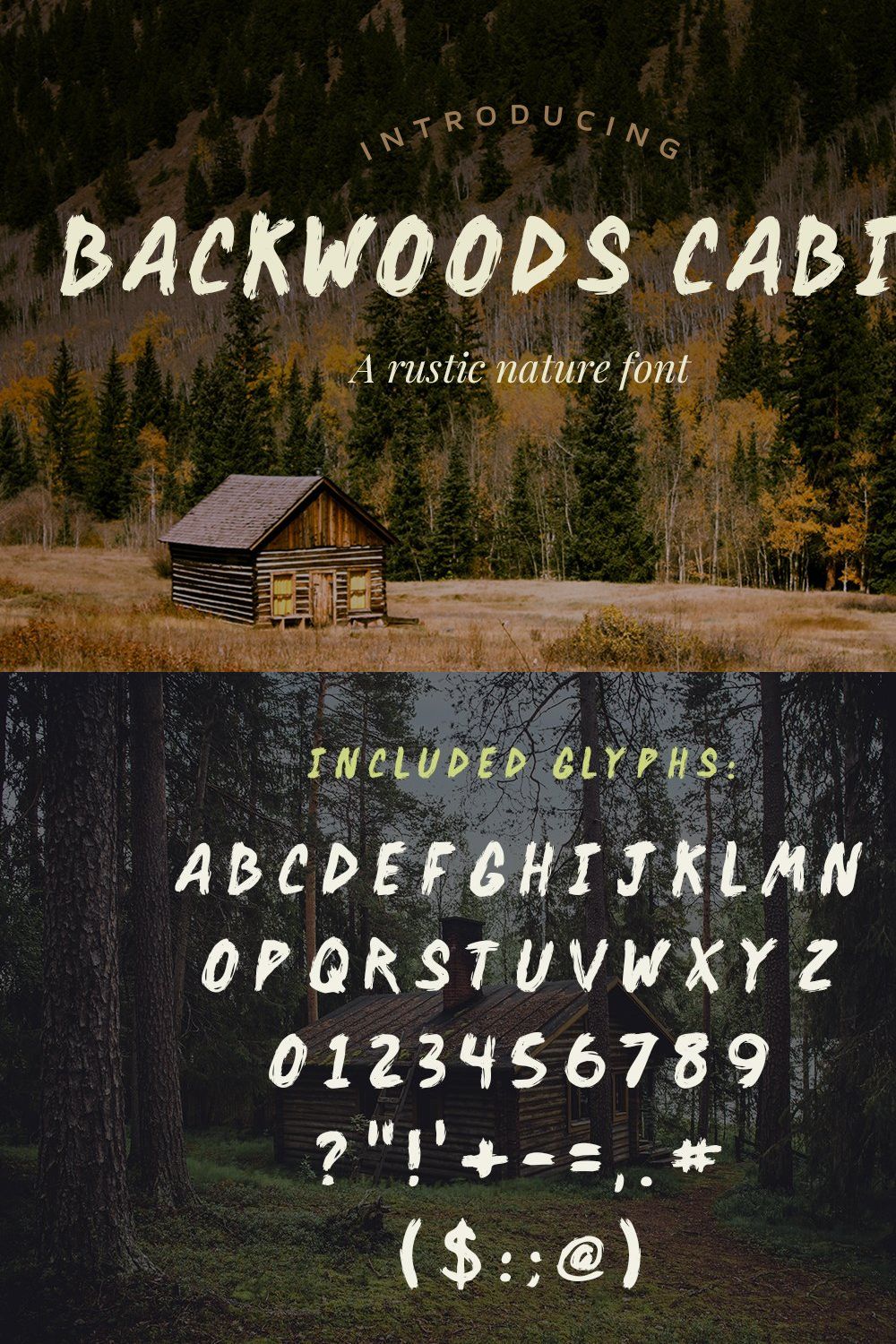 Download Backwoods Cabin Font Free - Rustic Charm Awaits