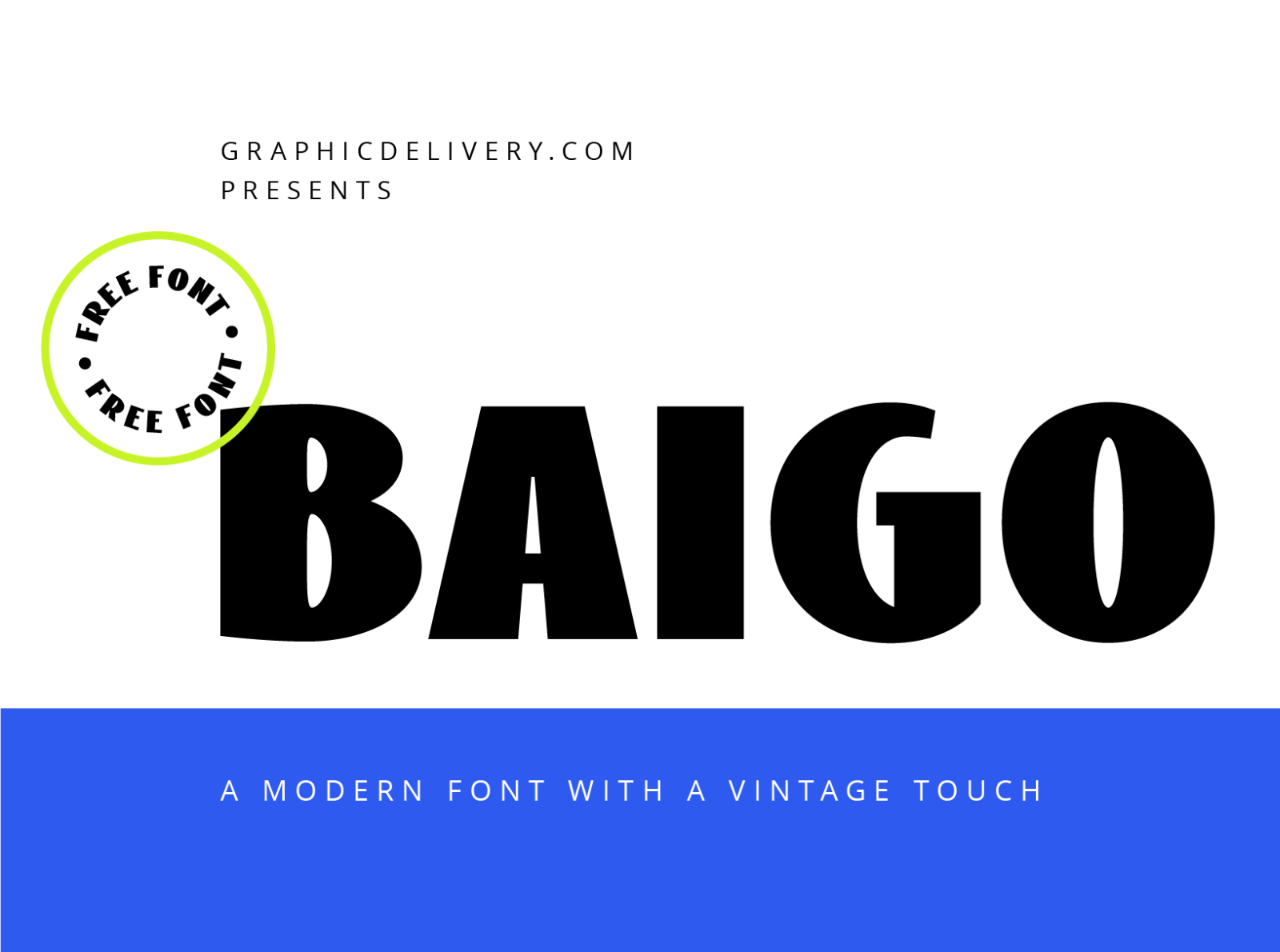 Download Baigo Font Free - Unique & Stylish Typography