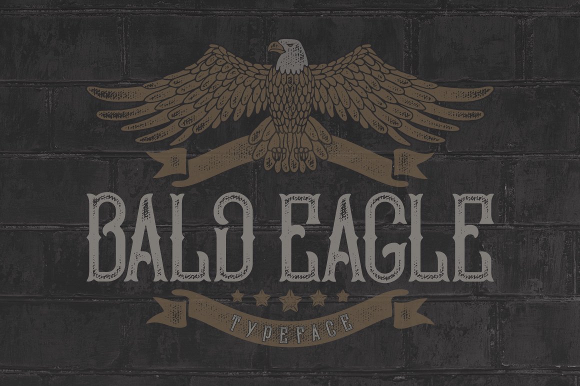 Download Bald Eagle Font Free - Majestic and Bold Design