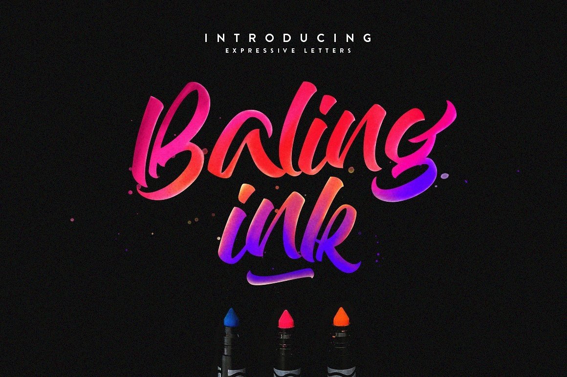 Скачайте бесплатно шрифт Baling Ink - стильный и уникальный дизайн