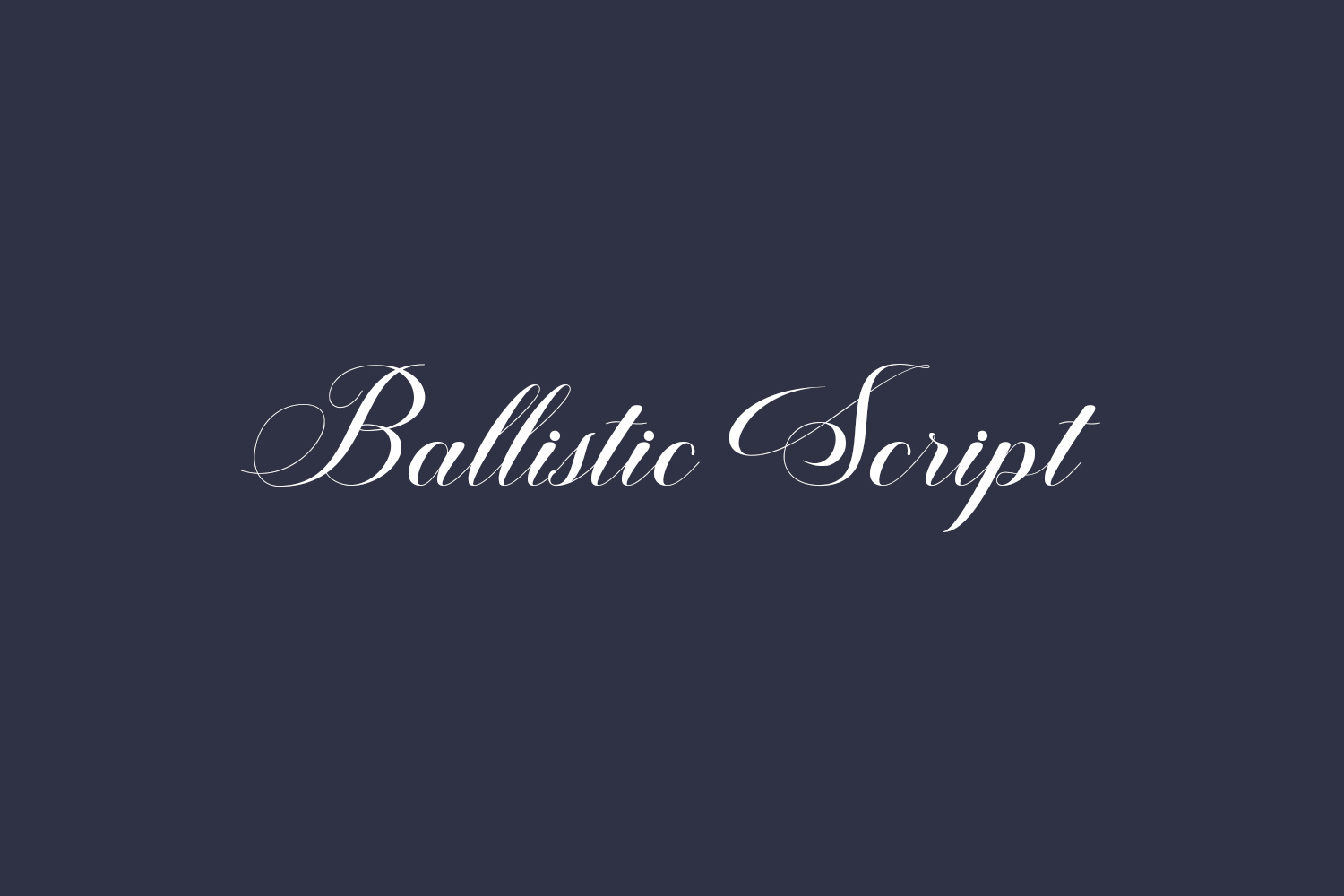 Скачайте бесплатно шрифт Ballistick Script - динамичный и креативный