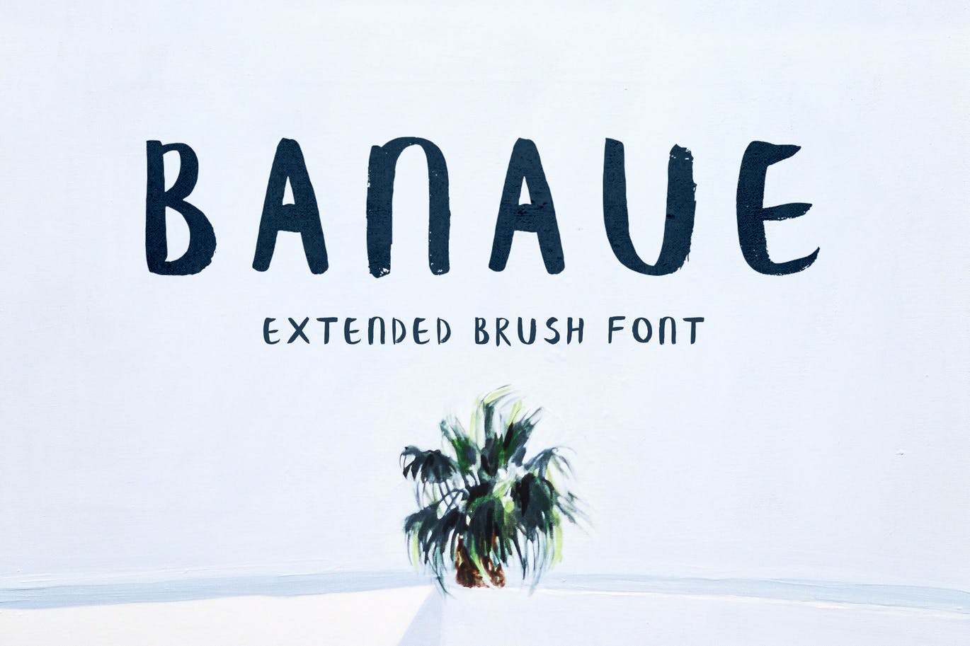 Скачайте бесплатно шрифт Banaue Extended Brush - уникальный рукописный стиль