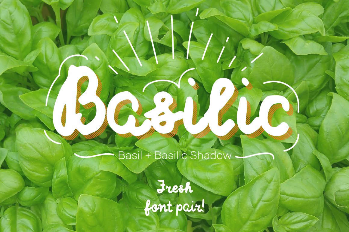 Download Basilic Shadow Font Free - Stylish and Bold Design