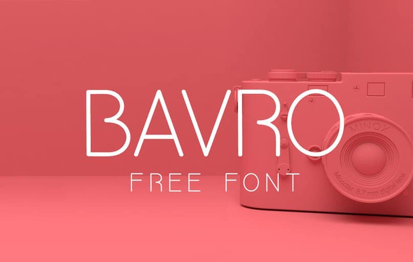 Download Bavro Font Free - Modern Geometric Style