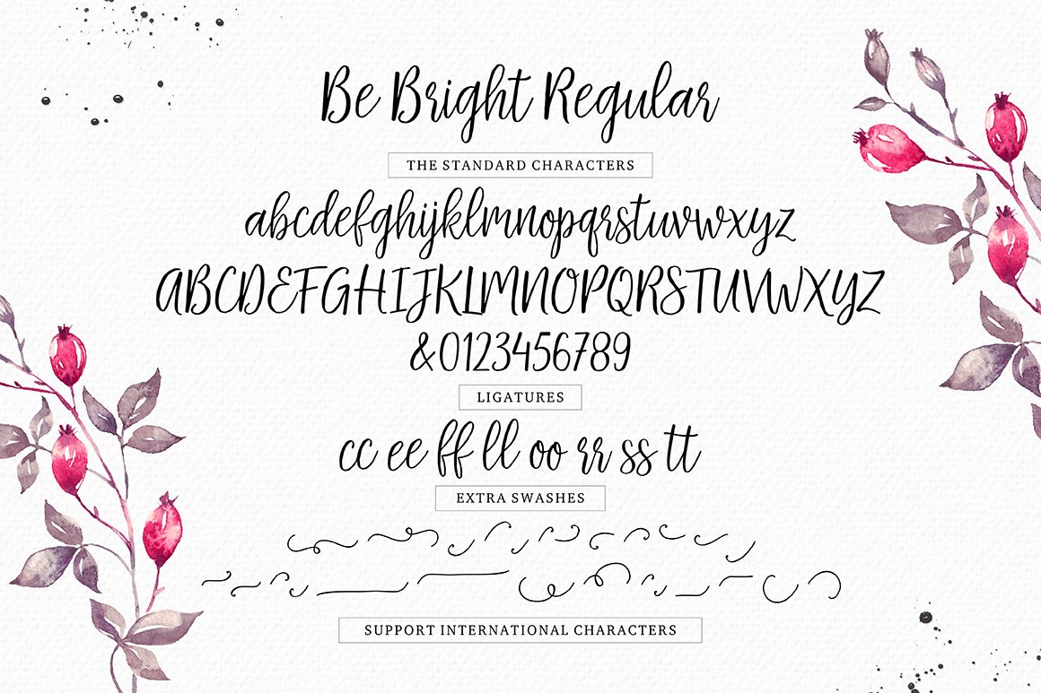 Download Be Bright Script Free - A Vibrant Handwritten Font