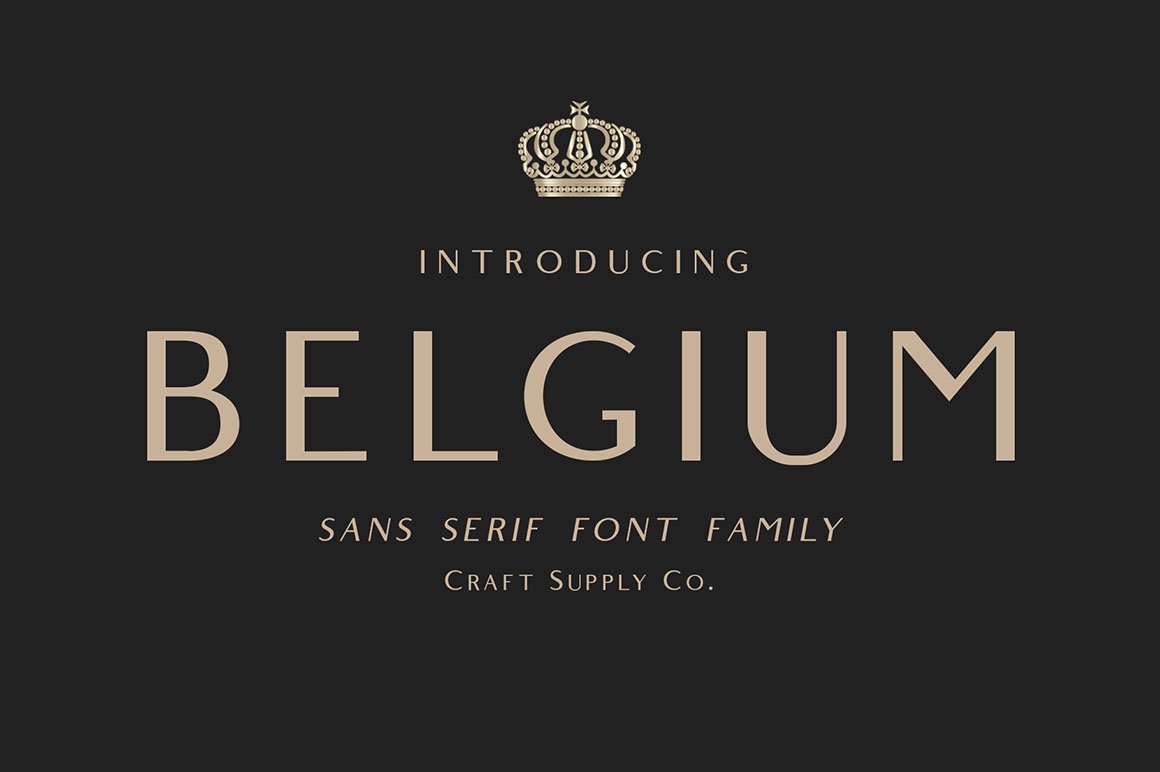 Laden Sie die Belgium Schriftart kostenlos herunter - Modernes und Stylisches Design