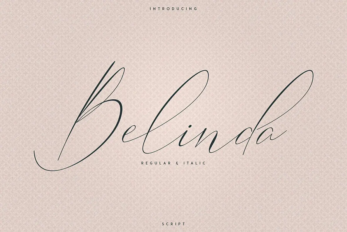 Download Belinda Regular Font Free - Elegant & Versatile Type