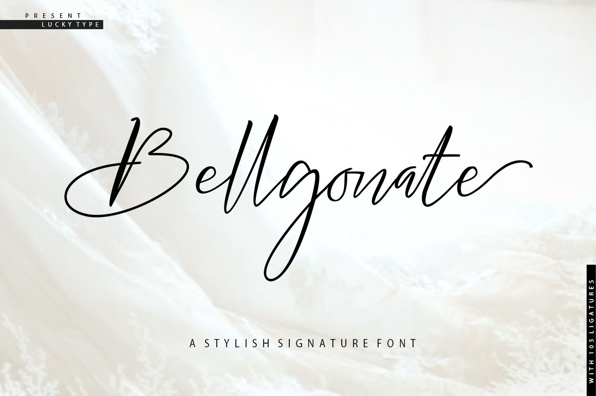 Download Bellgonate Font Free - Stylish Display Typeface