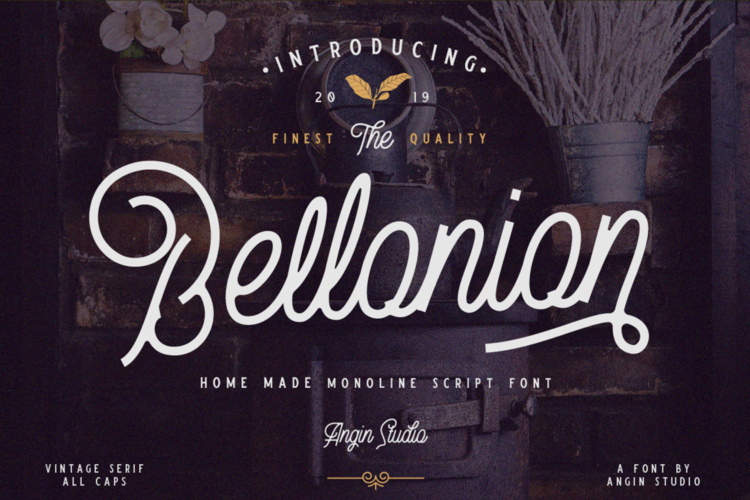 Download Bellonion Font Free - Stylish and Unique Type Design