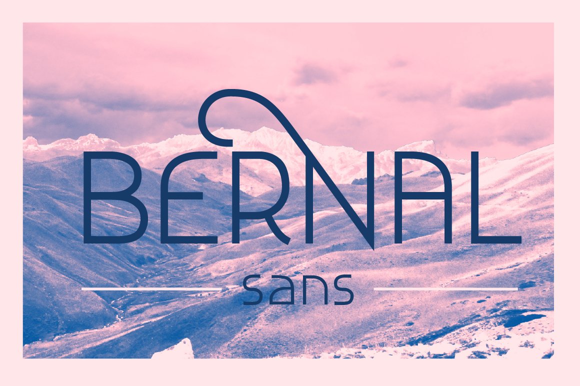 Download Bernal Sans Font Free - Modern Sans Serif Style