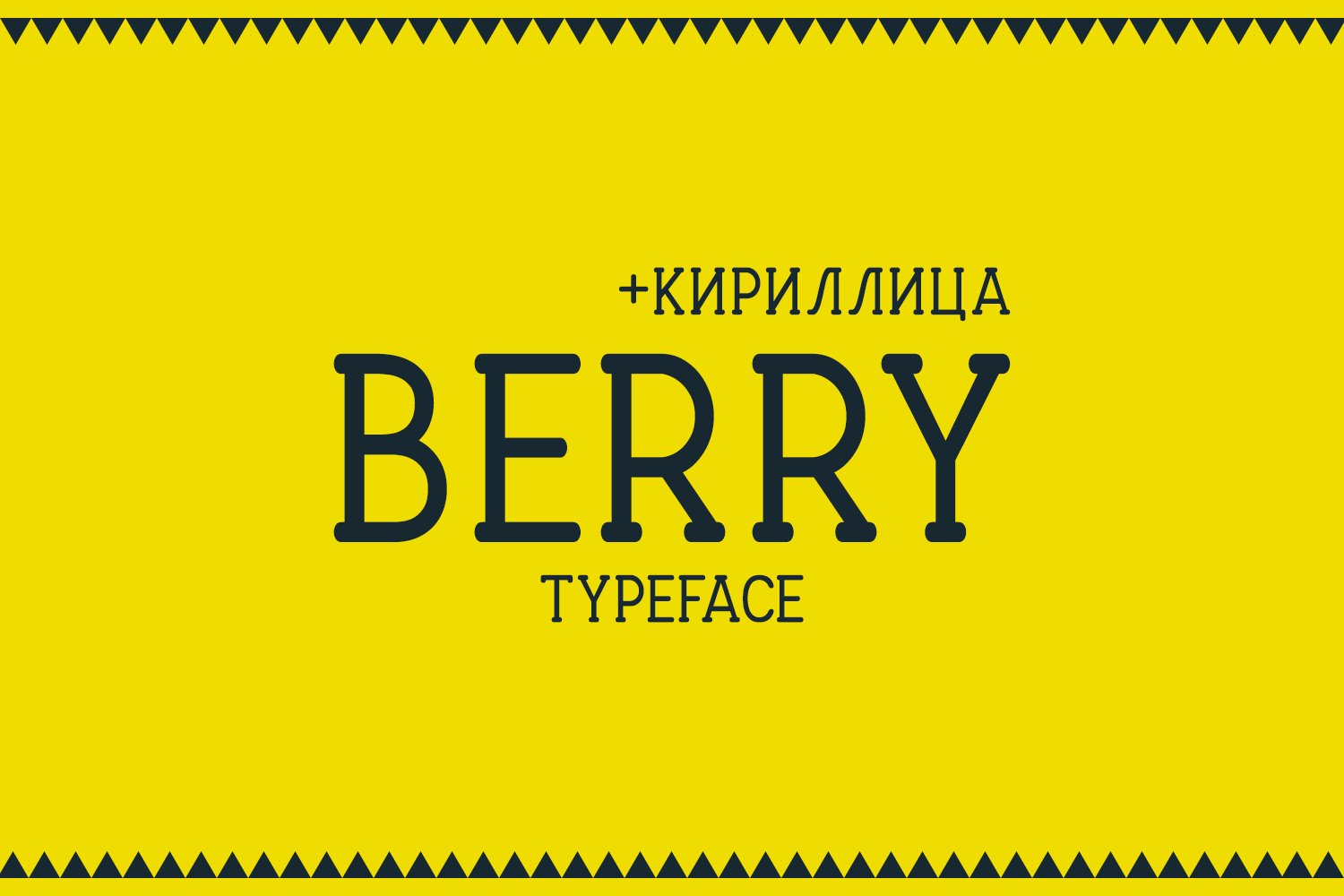 Скачайте шрифт Berry Typeface - стильная и современная типография