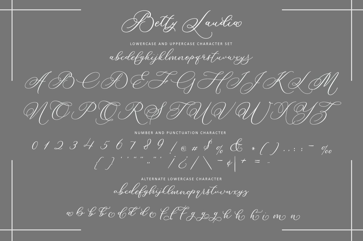 Download Betty Laudia Font Free - Stylish and Elegant Design