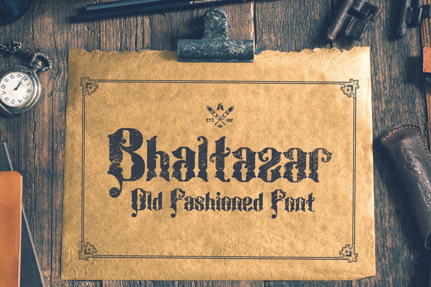 Скачайте Bhaltazar Typeface - современный шрифт для креативного дизайна