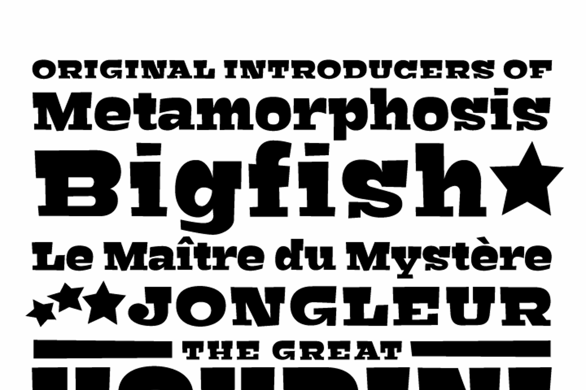 Téléchargez gratuitement la police BigFish - Typographie ludique et moderne