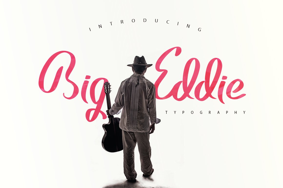 Laden Sie die Big Eddie Script Typeface kostenlos herunter – Einzigartige Handgeschriebene Schrift