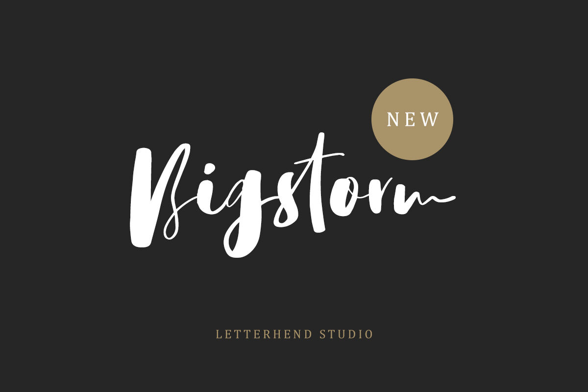 Download Bigstorm Font Free - Bold and Dynamic Style