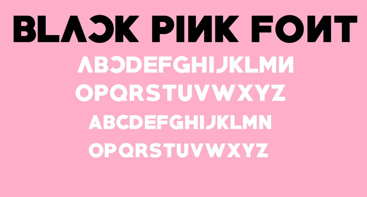 Download Black Pink Font Free - Modern Chic Style