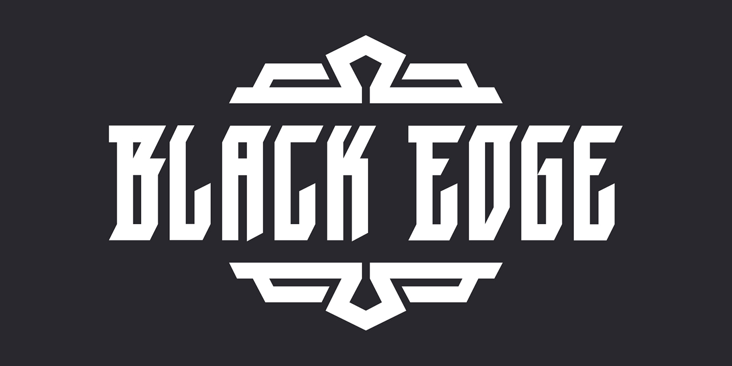 Download Blackedge Font Free - Modern Bold Typography