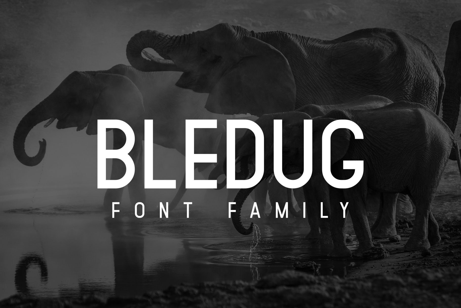 Download Bledug Font Free - Unique Display Typeface