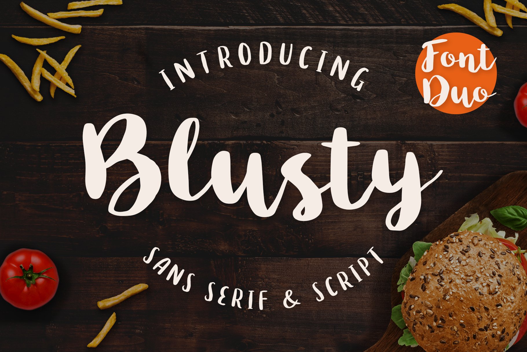 Download Blusty Free - Bold & Stylish Display Font