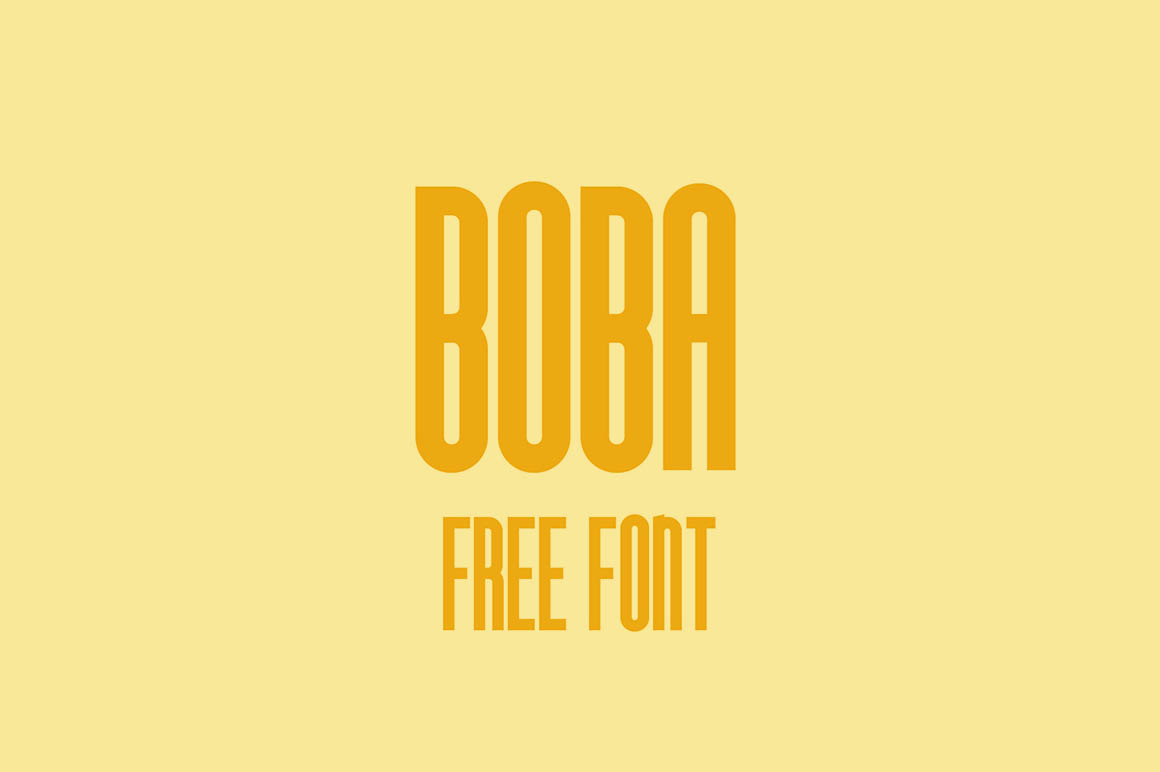 Download Boba Font Free - Fun and Playful Style