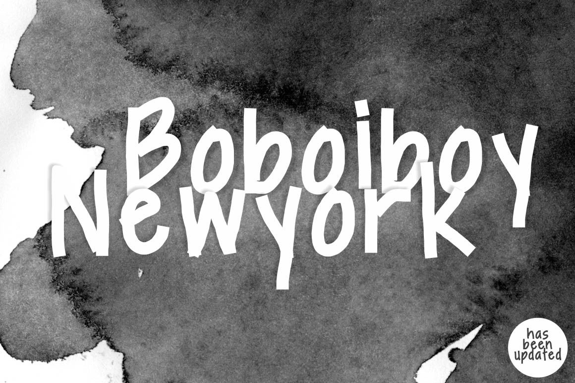 Download Boboiboy NewYork Font Free - Fun and Playful Design