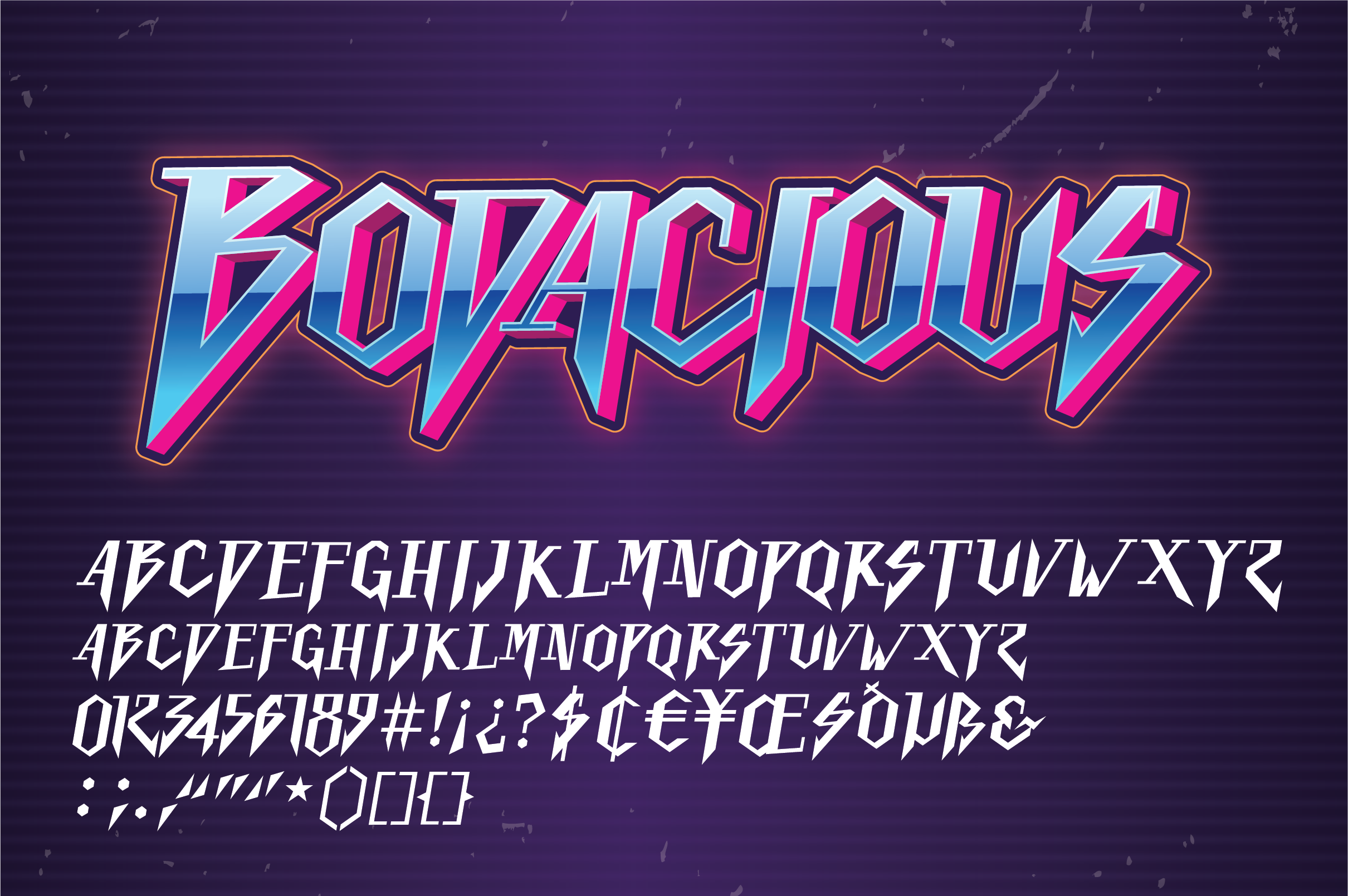 Download Bodacious Font Free - Bold & Fun Display Style