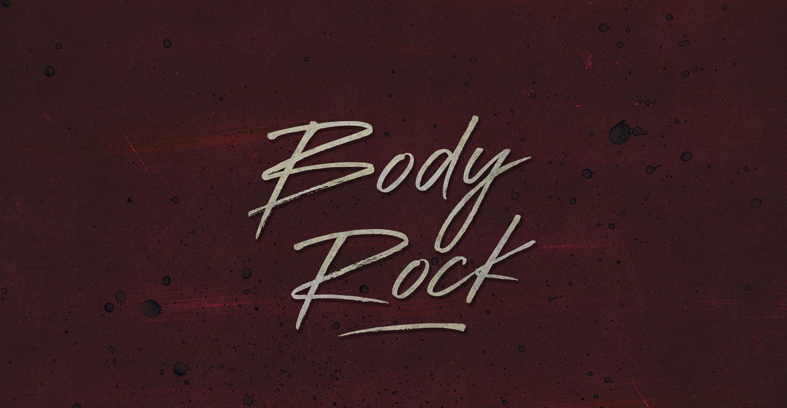 Скачайте бесплатно шрифт Body Rock - динамичный и современный стиль