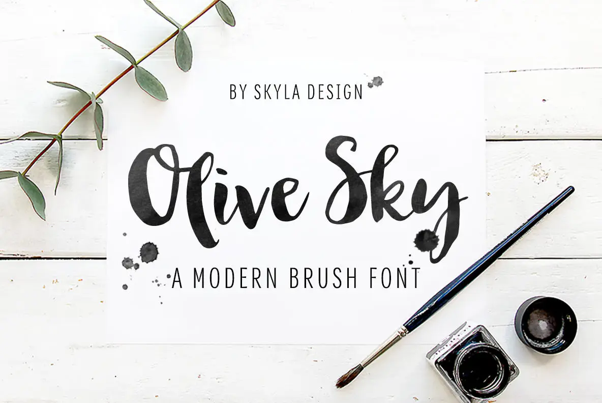 Download Bold Modern Brush Font - Free Chic Typography