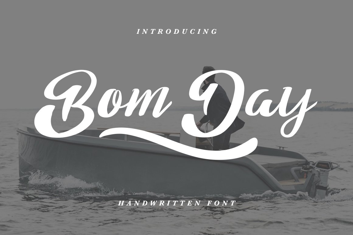 Laden Sie die Bom Day Schriftart kostenlos herunter - Verspielt und Modern