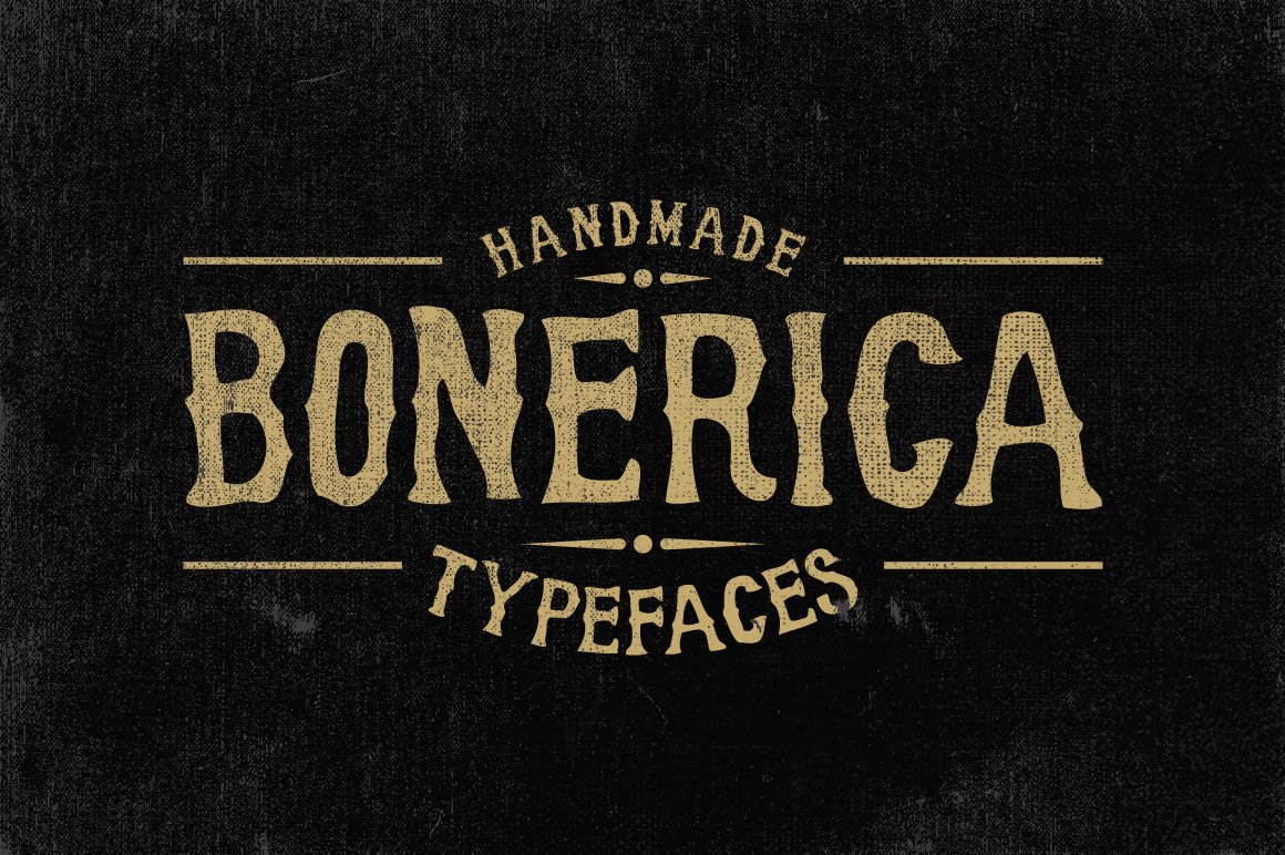 Hol dir die Bonerica Typeface kostenlos - Perfekt für kreatives Design