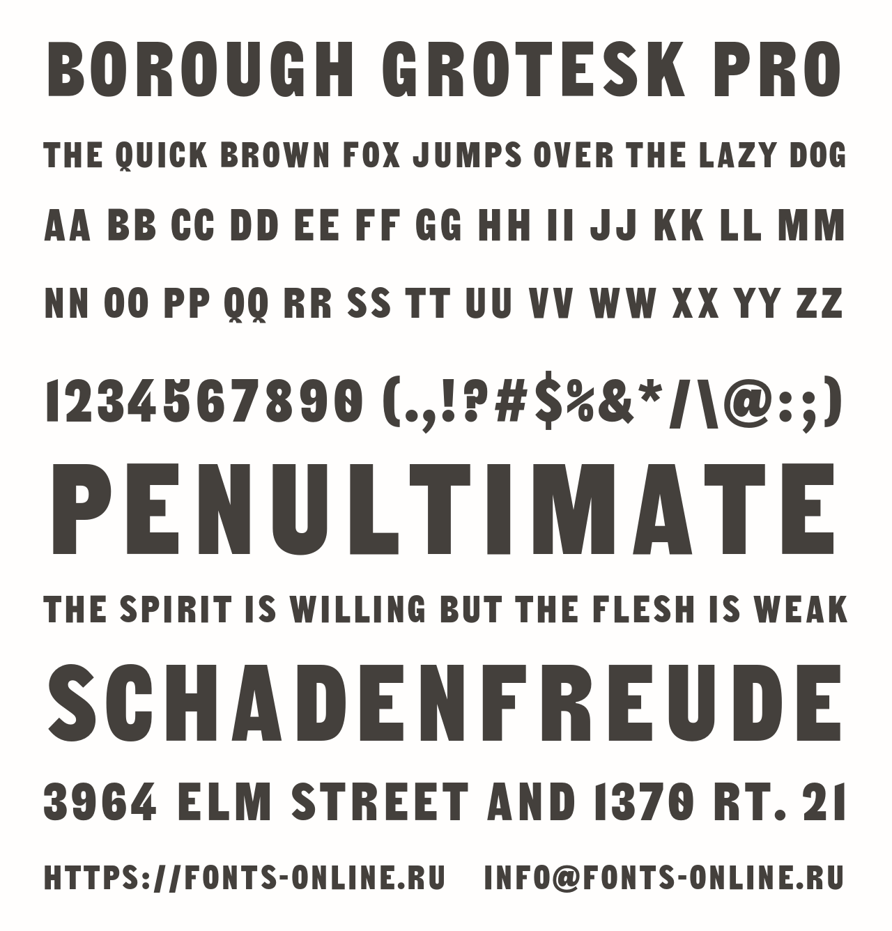 Kostenloser Download: Borough Grotesk Pro – Moderne Schriftart für Web und Print