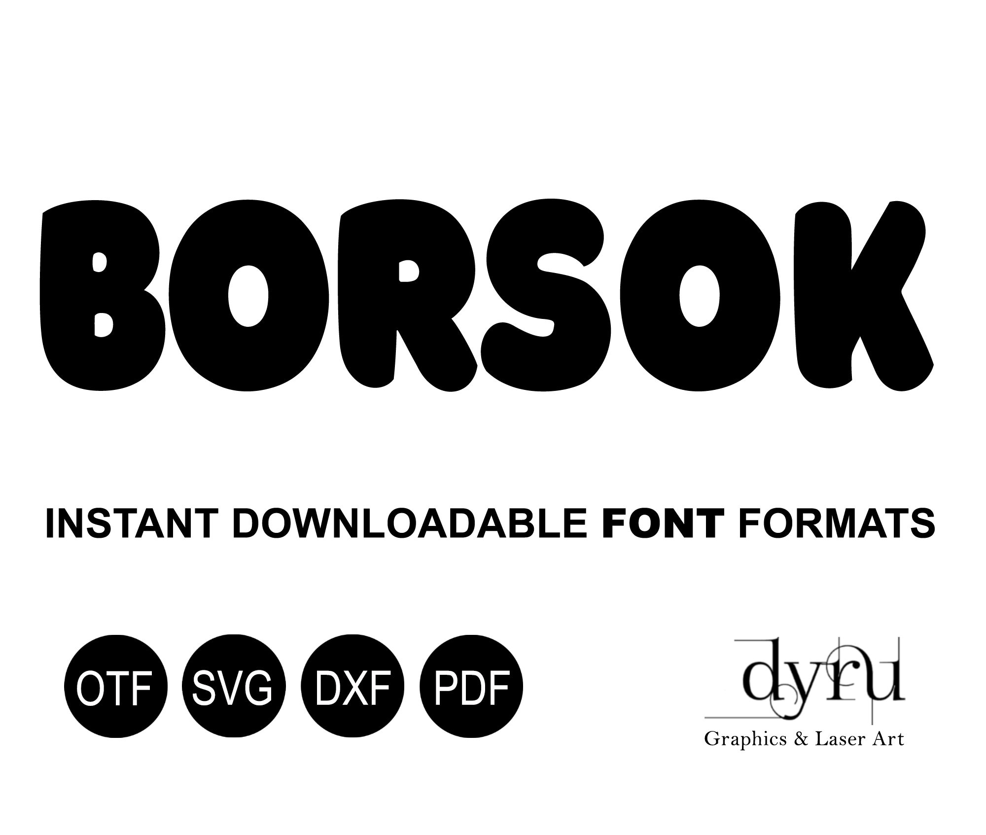 Borsok Schriftart herunterladen – Modern, vielseitig & stilvoll