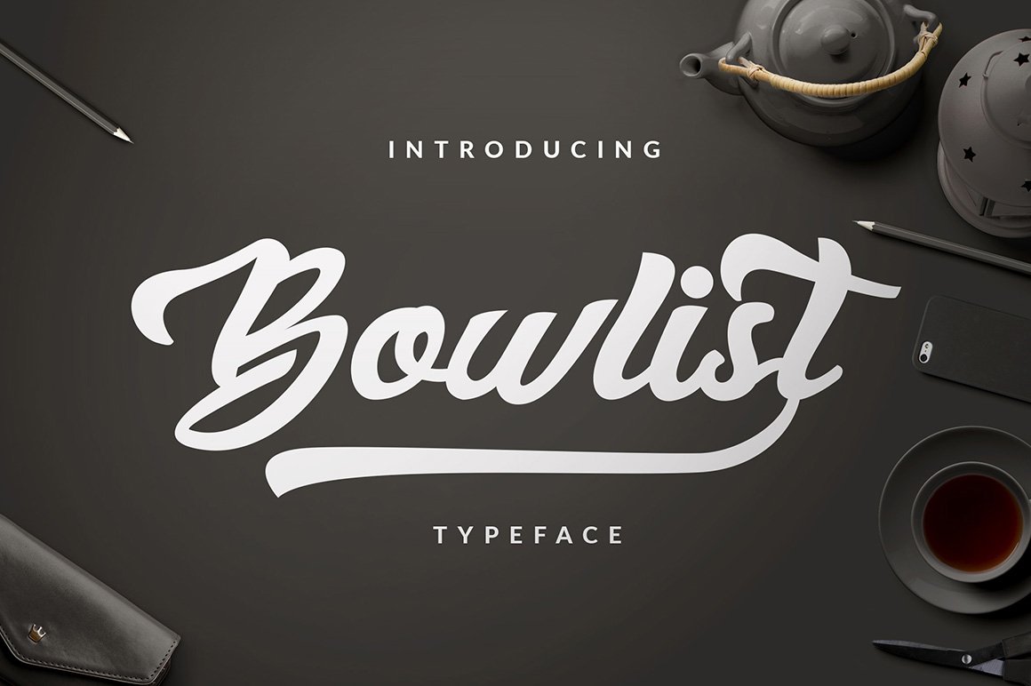 Download Bowlist Logo Type - Free Stylish Font for Branding